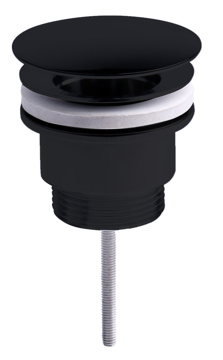 Universal Basin Waste – Matt Black for Slotted & Unslotted Basins