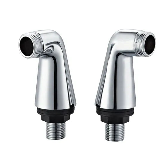 Deck Mounted Bath Pillar – Modern Bathroom Tap Fixture Stainless Steel / Brass