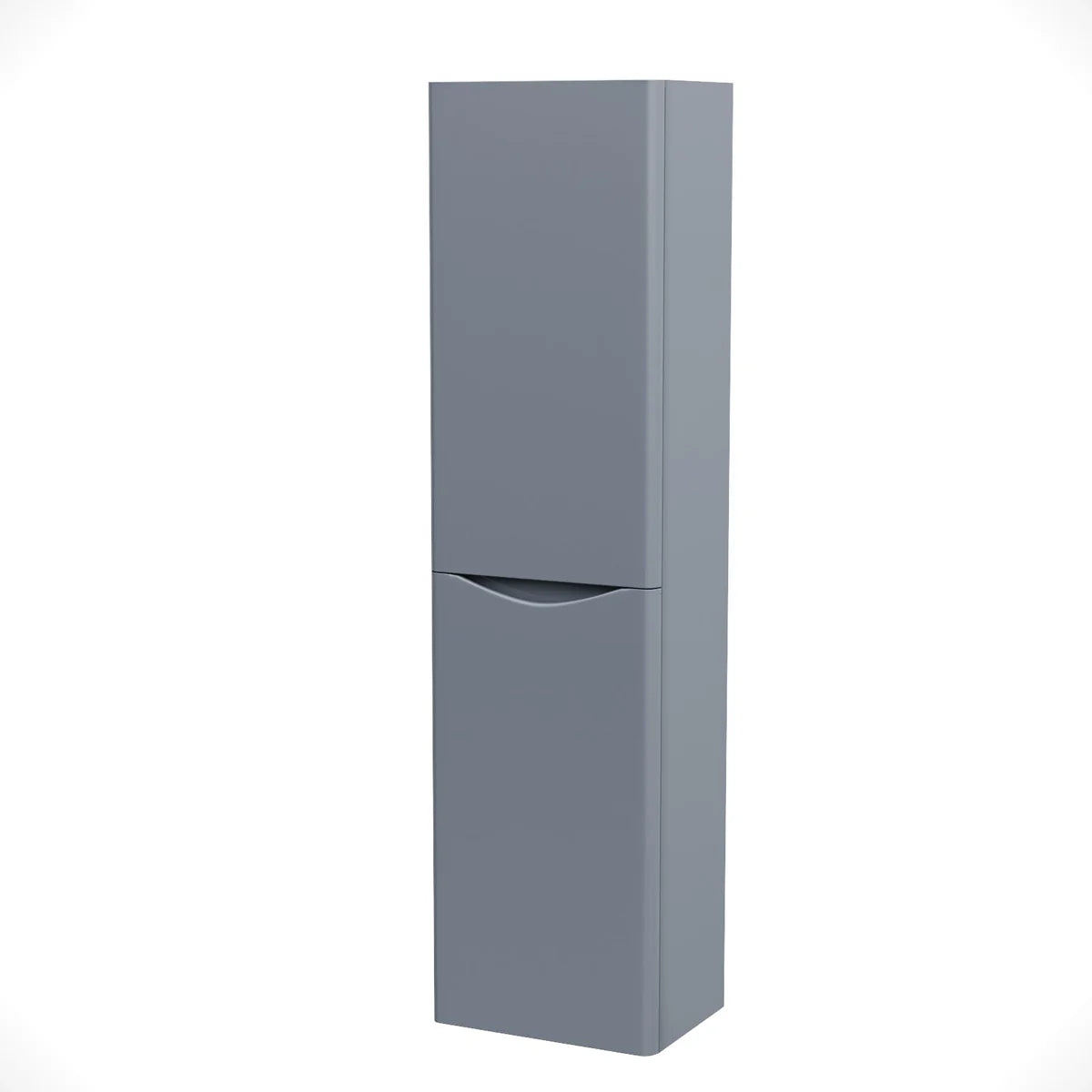 DWELTA Tallboy Storage Cabinet – Anthracite Finish | Slim Bathroom Unit