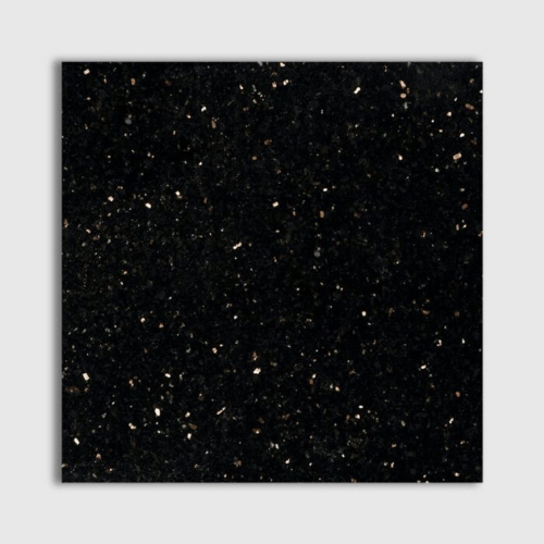 Black Galaxy - Glossy Black Tile with Starry Night Sparkle Effect