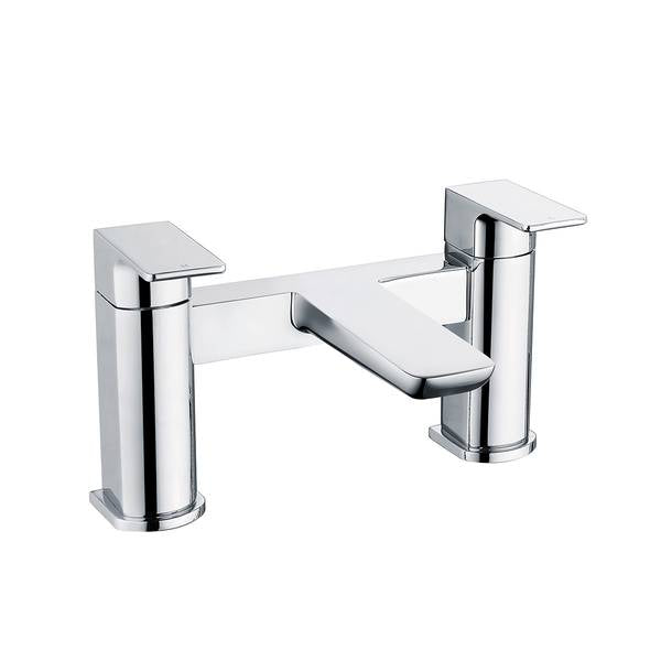 Prestige Modern Bath Filler Tap – Chrome Deck Mounted Mixer