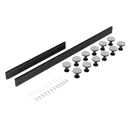 Hudson Reed Leg Set Suitable for 1300-1800 Rectangular & Walk in Trays - Slate Grey