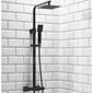 Square Exposed Riser Rail Kit – Matt Black Finish