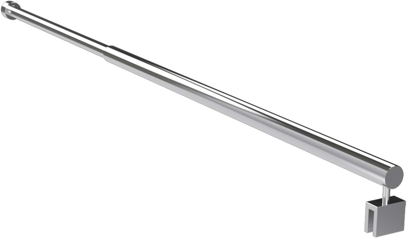 Adjustable Support Bar 970–660mm – Straight Square | Wetroom Shower Enclosure