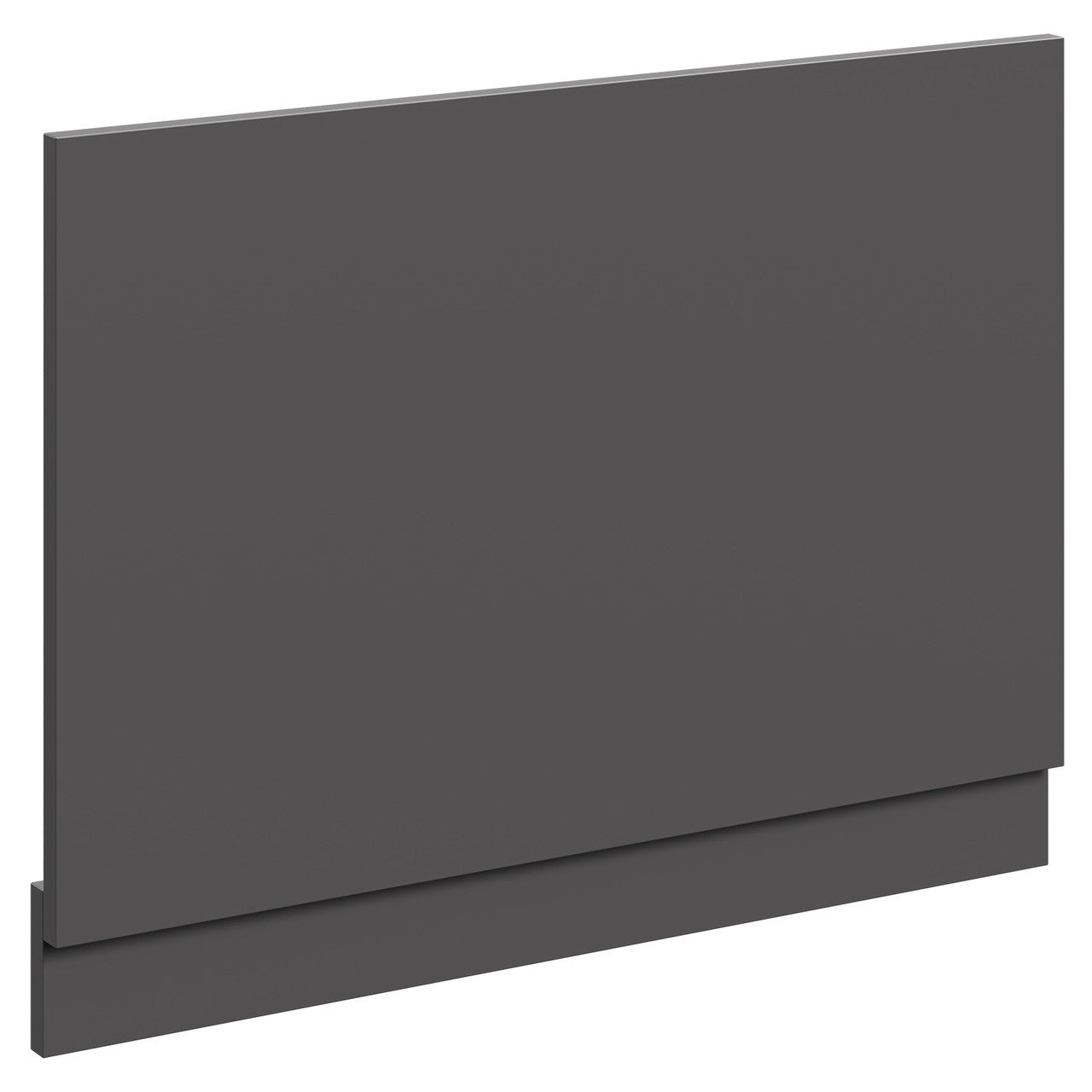 End Bath Panel Gloss Anthracite | 15mm Durable | Adjustable Height up to 550mm