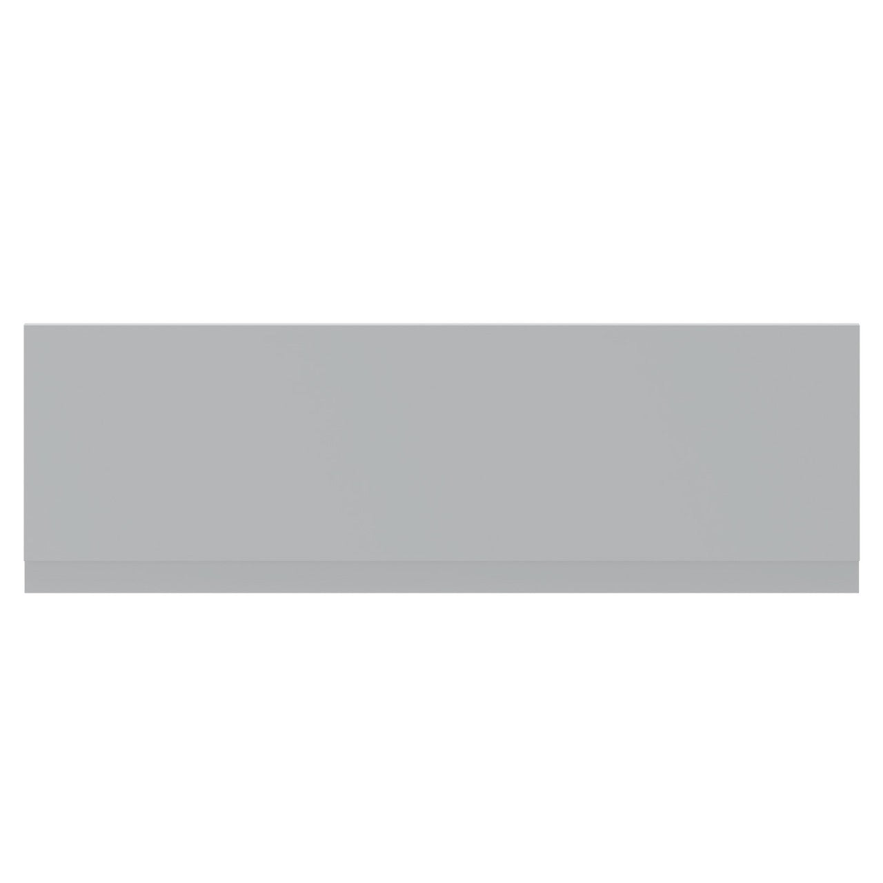 Front Bath Panel I Gloss Matt Grey 15mm thick - Height adjustable up to 550mm