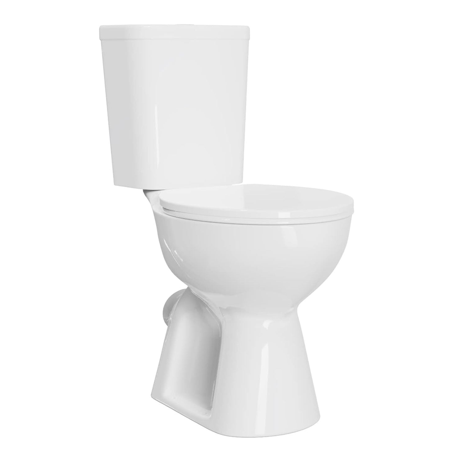 Class Rimless Comfort height Close Coupled Toilet & Soft Close Seat 365w x 460h x 660d