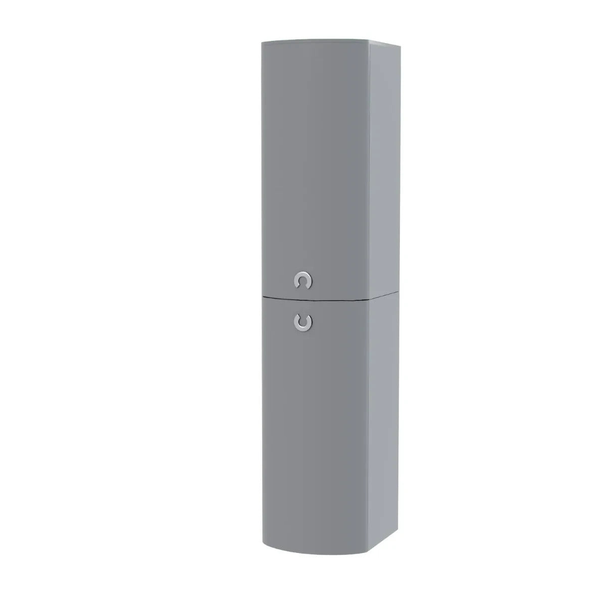 PARIS Bathroom Wall Hung Cabinet TALLBOY Matt Grey - 320w x 1418h x 360d