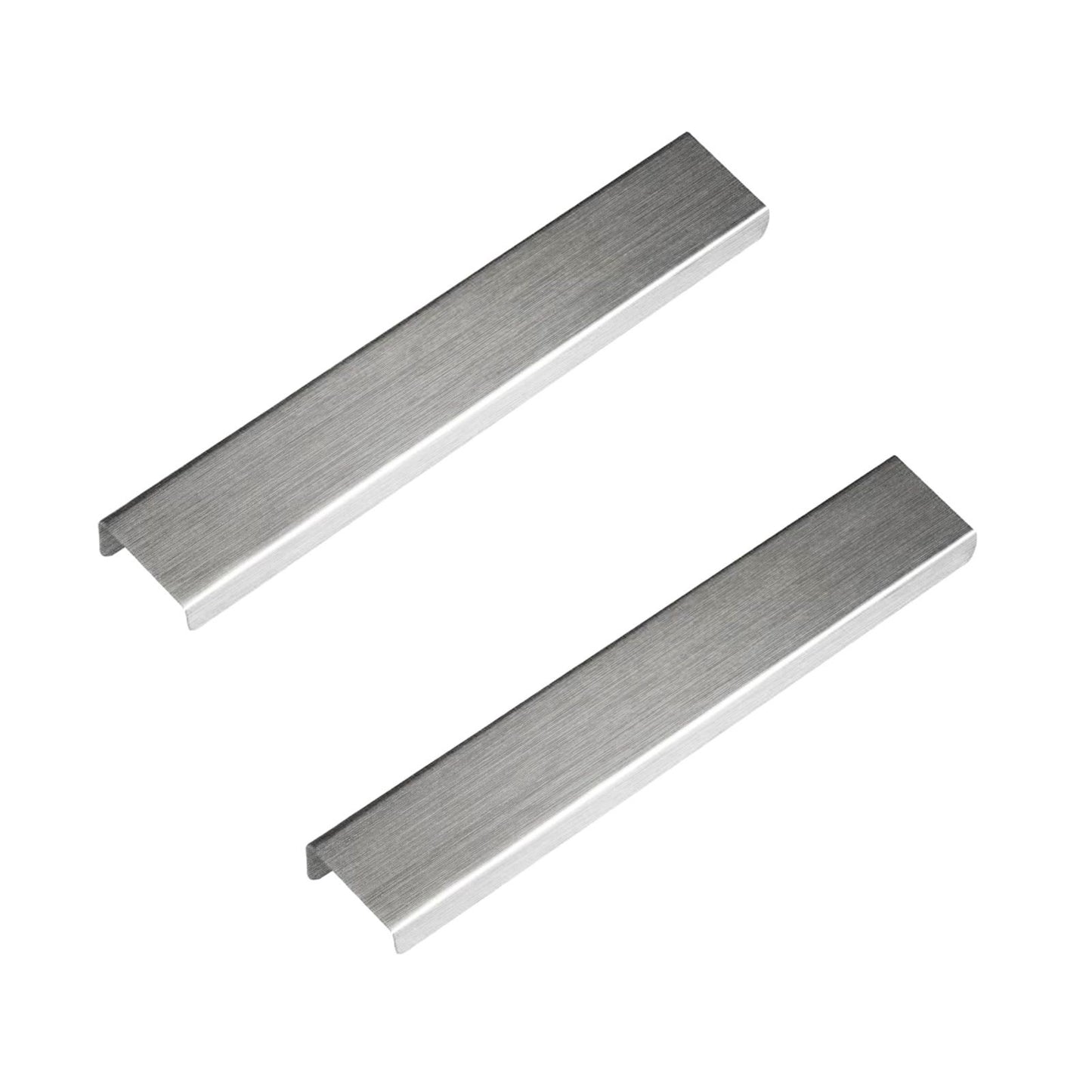 Handles for PMB Vanity with Fixings (Pair) ) Brushed Silver - 200w x 30h