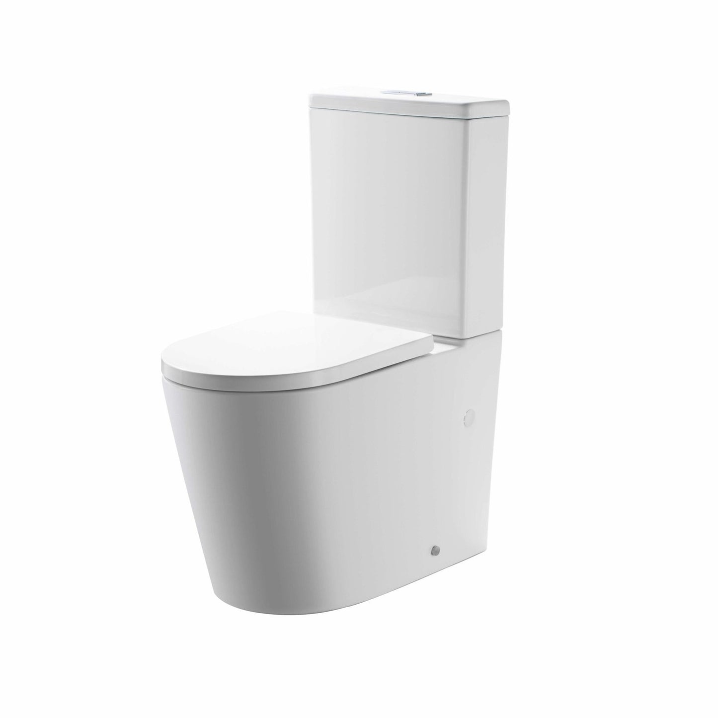 Delta Rimless Close Coupled Toilet & Soft Close Seat 365w x 400h x 610d - White