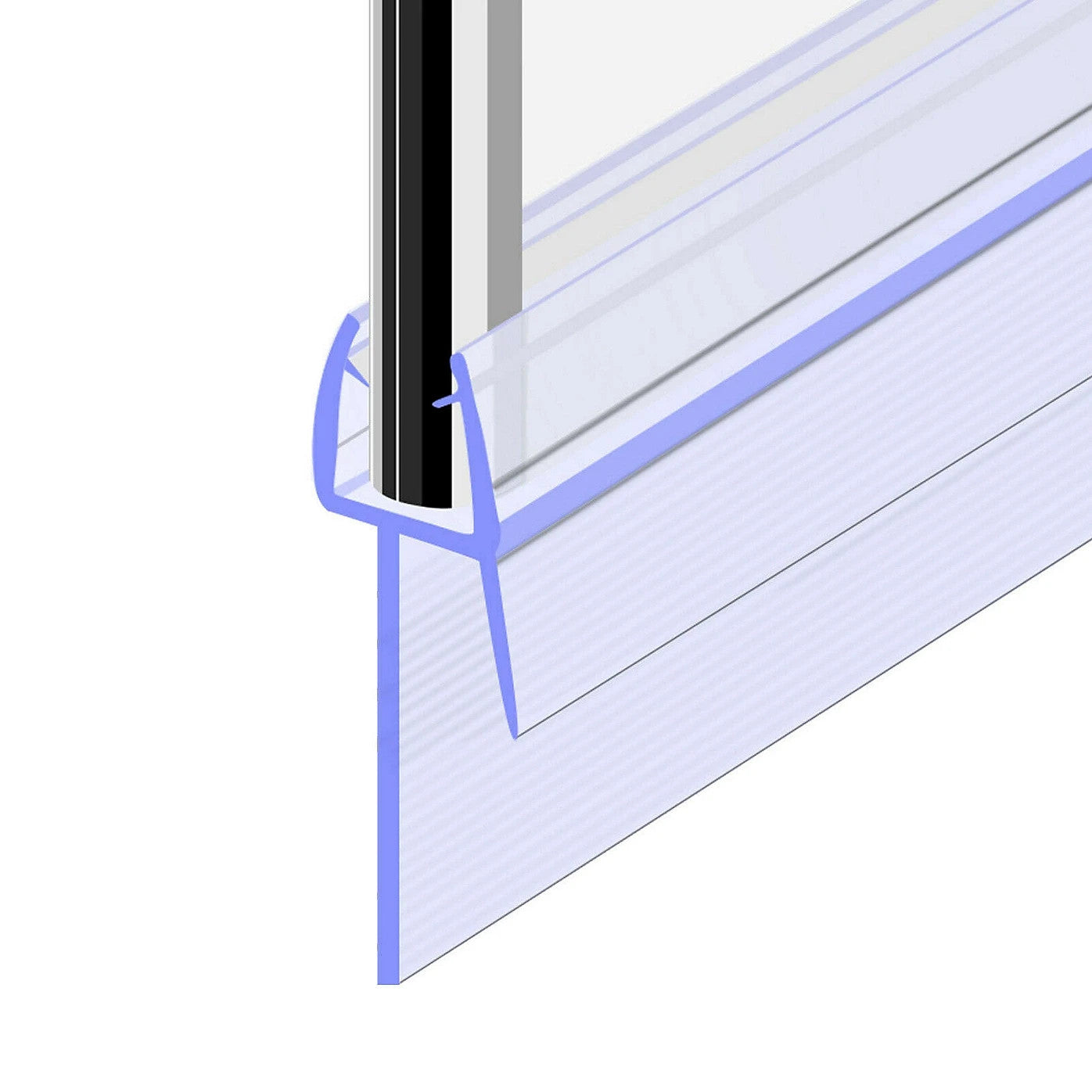 Bath Screen Door Seal - 900mm Gap 25mm - Suitable for 6mm Screen