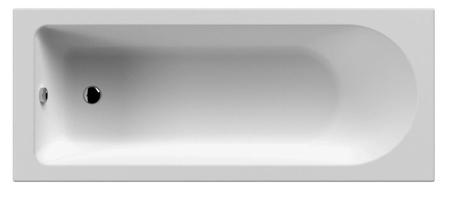 Round Acrylic Bath With Pre-Drilled Holes Included Bath Legs - 700w x 1700d