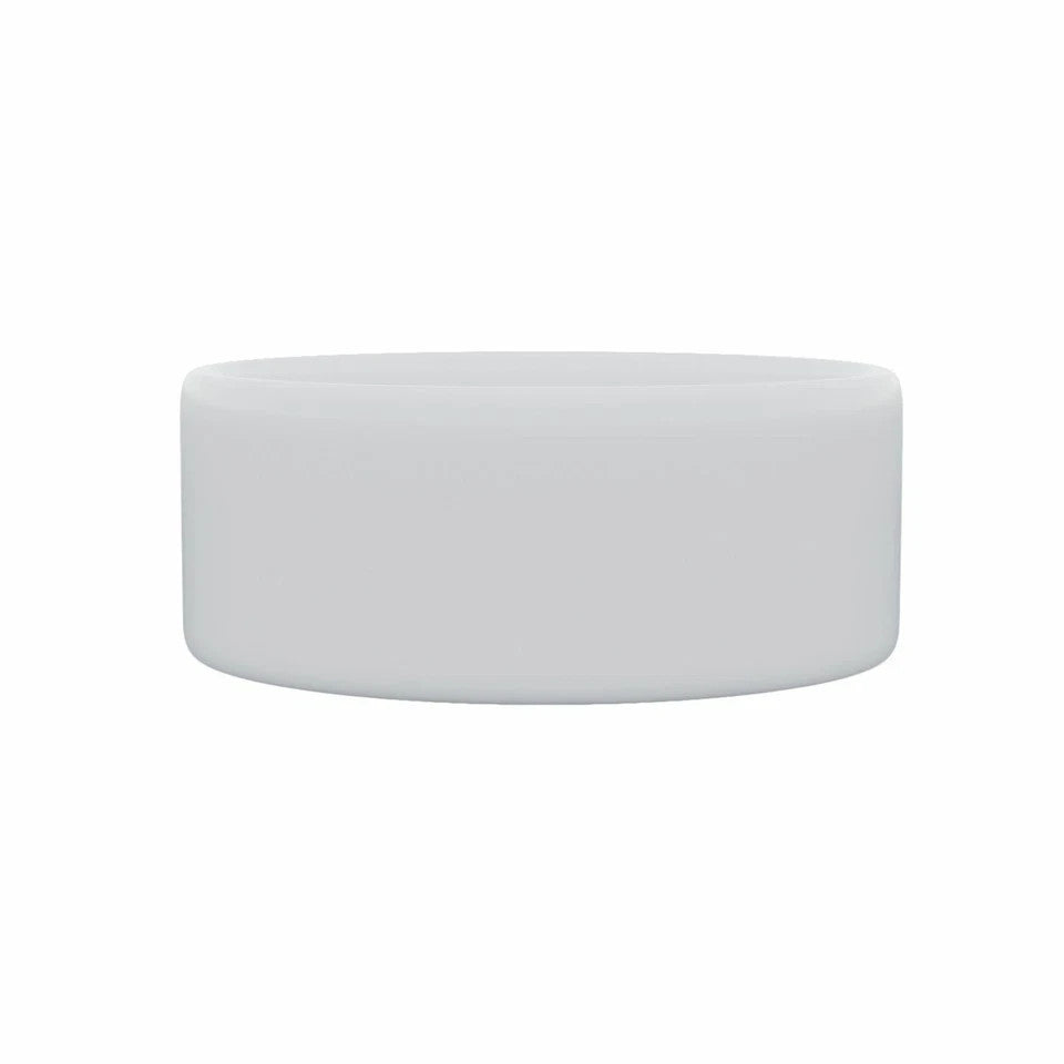 Round Countertop Basin White 420w x 170h x 420d - Waste Not Included
