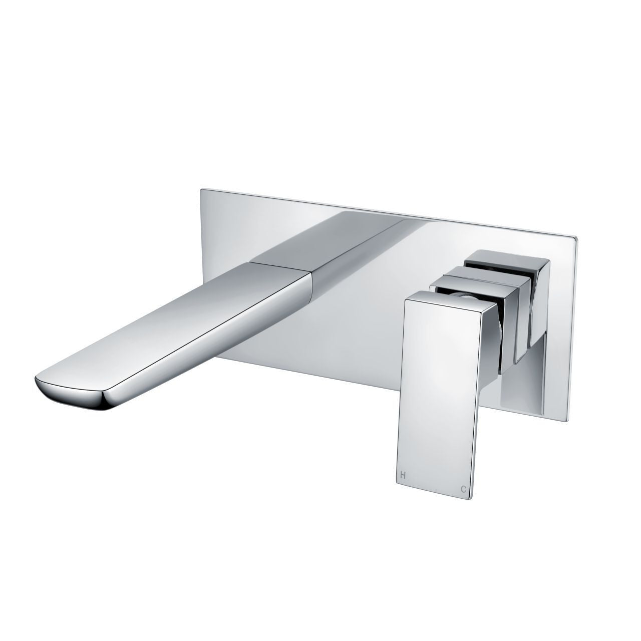 Prestige Wall Mounted Basin Mixer – Modern Chrome Bathroom Tap
