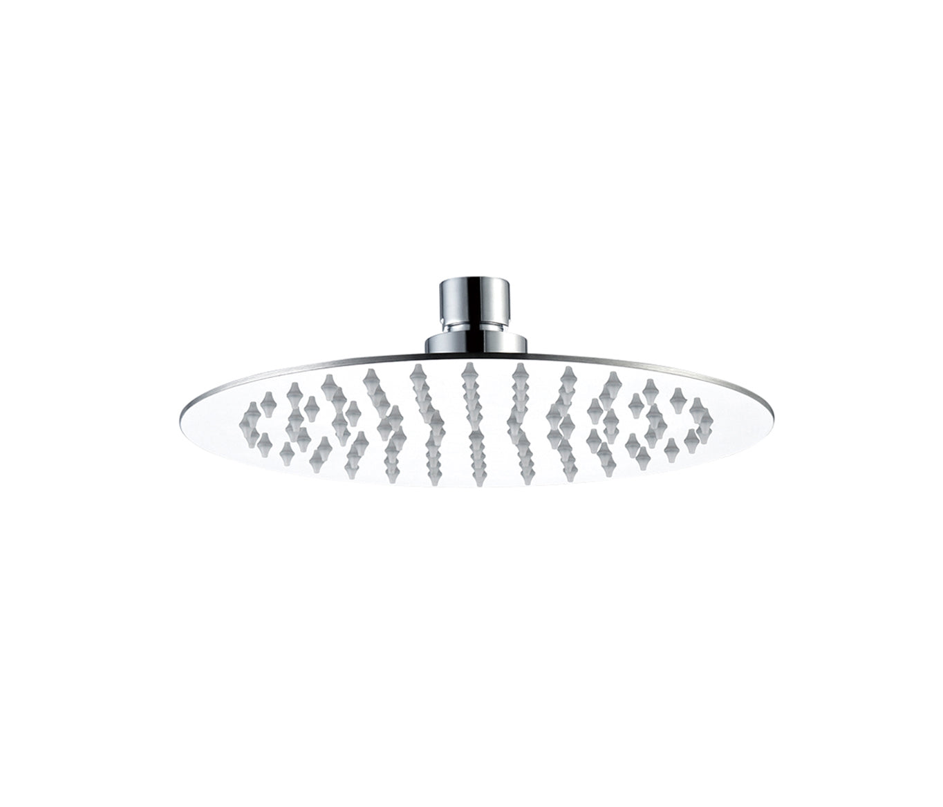 Round Ultra Slim Rainfall Shower Head 250mm Stainless Steel