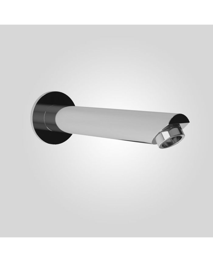 Round Bath Filler Spout – Modern Wall Mounted Chrome Finish