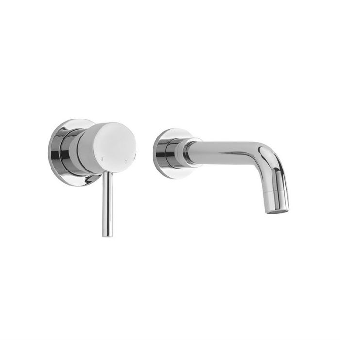 ERGO LEVER WALL MOUNTED BASIN MIXER CHROME