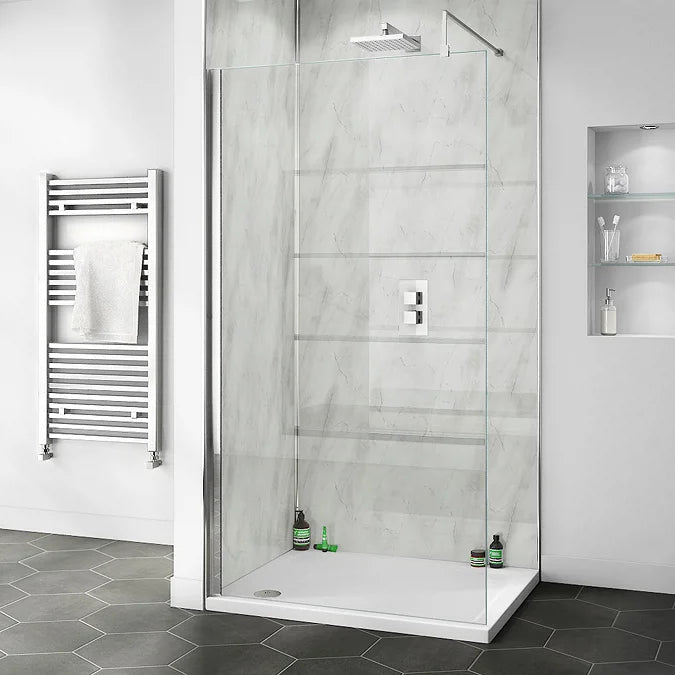 White Marble Panel – 10mm x 1000mm x 2400mm | Classic Stone Effect