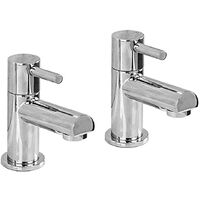 Febia Traditional Twin Hot and Cold Basin Sink Taps