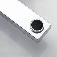 Brayton Cube Bathroom Deck Mounted Chrome Bath Filler Mixer Tap