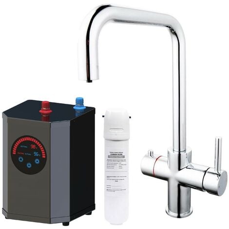 3-in-1 Instant Boiling Water Filter Kitchen Tap with Heating Tank & Filter