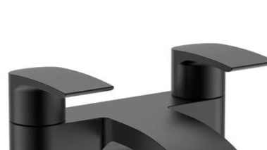 Sleek Bath Filler Tap – Modern Matt Black Bathroom Mixer for Bathtubs