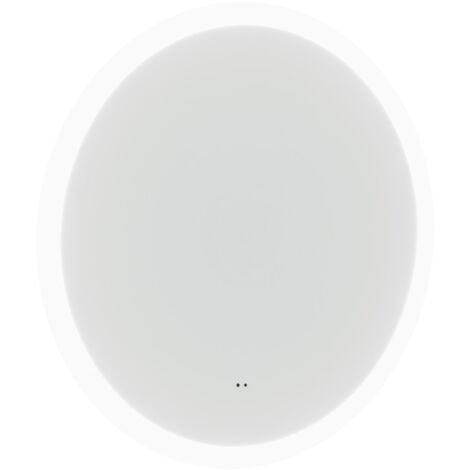 LED Round Bathroom Mirror 700mm with Demister & 6000K Cool White Lighting