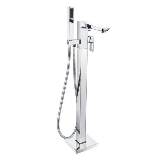 Prestige Freestanding Bath Shower Mixer – Modern Floor Mounted Tap with Handset