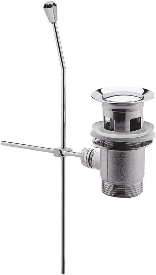 Slotted Basin Pop Up Waste with Lever – Chrome Finish