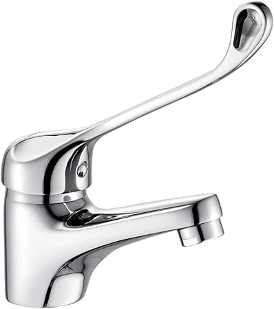 Medical Basin Mono Tap with Extended Lever – Chrome Finish