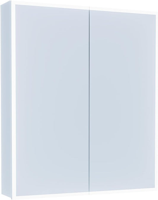 LED Mirror Cabinet 2 Door 600x700mm with Sensor & Shaver Socket