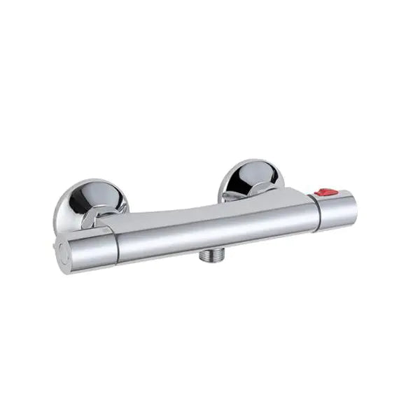 Thermostatic Shower Mixer Valve – Wall Mounted Chrome Bathroom Faucet
