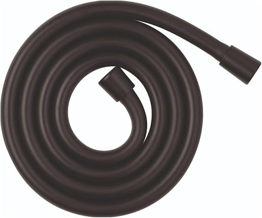 Stainless Steel Shower Hose 1.2m – Matt Black Flexible Anti-Kink Hose