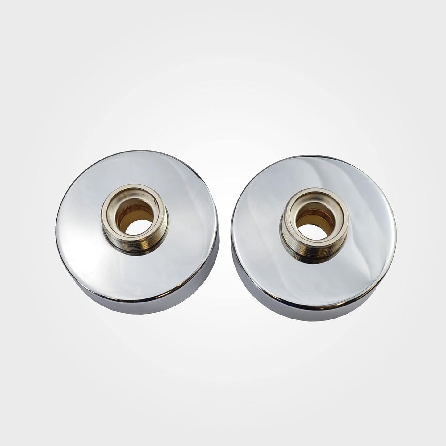 Round Fast Fix Brackets with Shrouds – Durable Bathroom Mounting Hardware