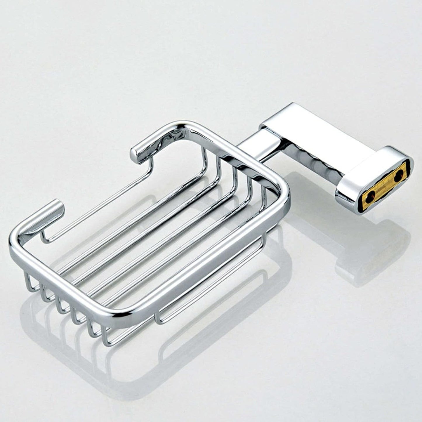 Moda Wall Mounted Soap Basket – Chrome-Plated Wire Bathroom Holder