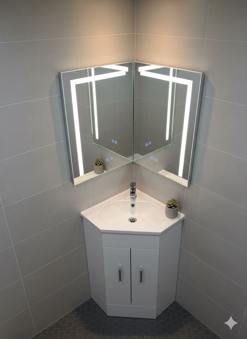 CHELSEA 400 White Ceramic Vanity Basin - 400w x 810h x 400d