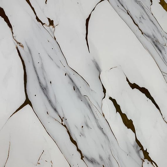 Premium Carrara Gold Marble Sheet – 10mm Thickness | 1000mm x 2400mm Panel