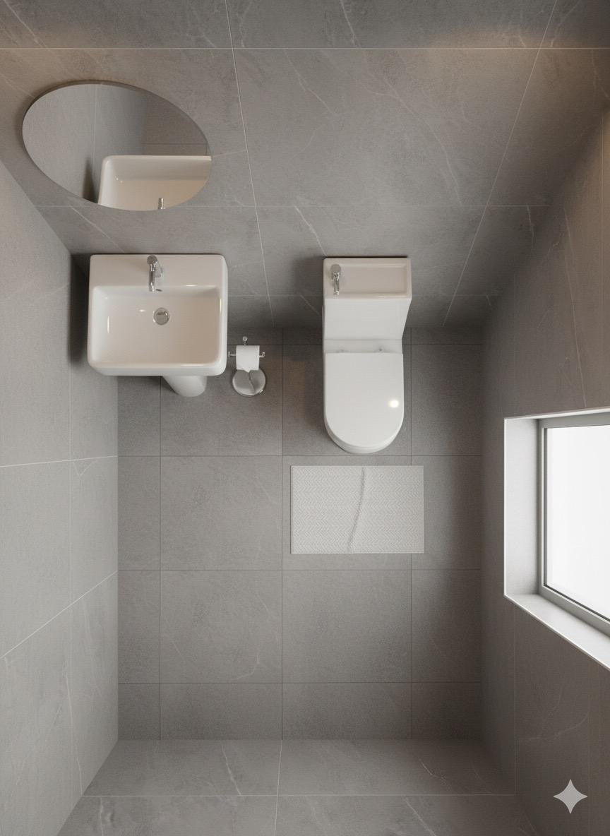 Modern Toilet with Integrated Sink – Saving Dual Flush Design 380w x 410h x 700d