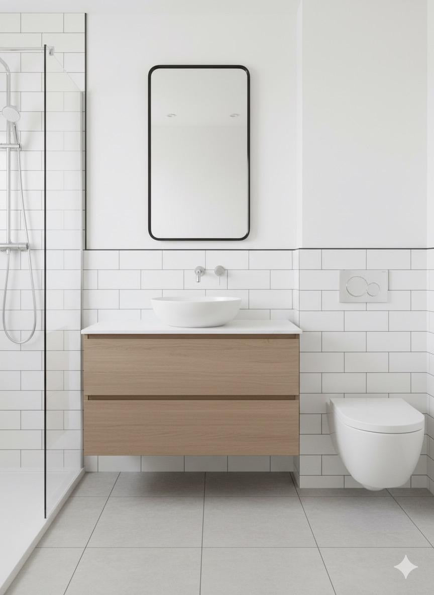 Countertop Basin – 320mm (W) x 145mm (H) x 320mm (D) | Waste Not Included