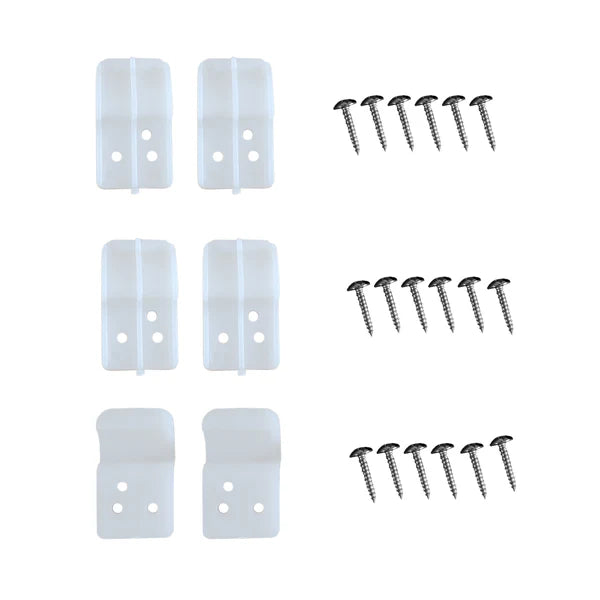 Bath Panel Clips with Screws (Set of 6) – Secure Fixing Kit