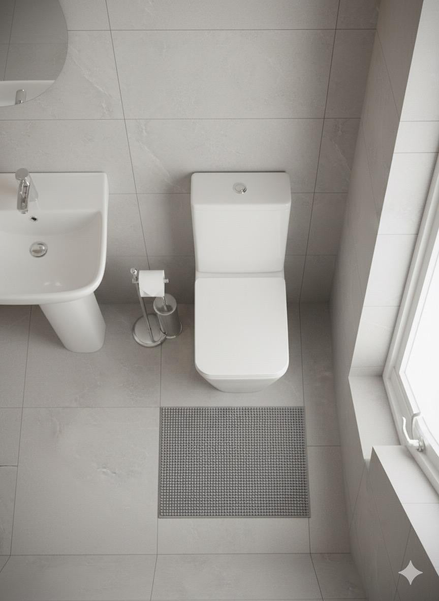 Cove Rimless Comfort height Close Coupled Toilet & Soft Close Sea 365w x 450h x 610d