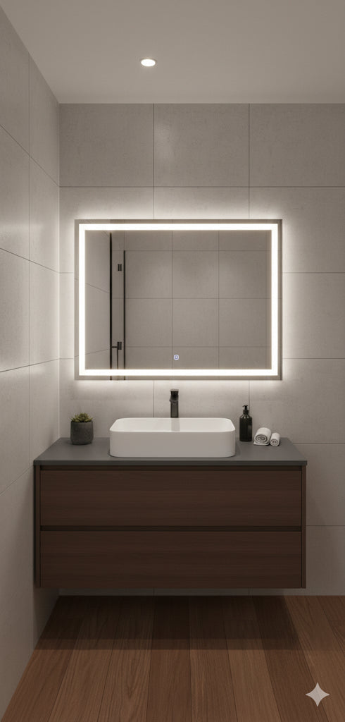DEVON / HARROW Vanity Worktop – Anthracite Finish