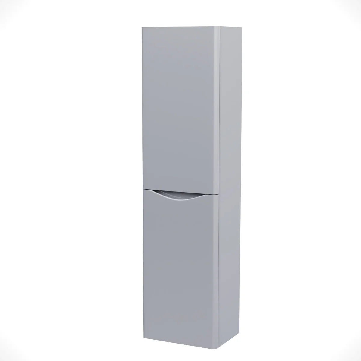 WELTA Tallboy Storage Cabinet – Matt Grey | 400w x 1500h x 300d