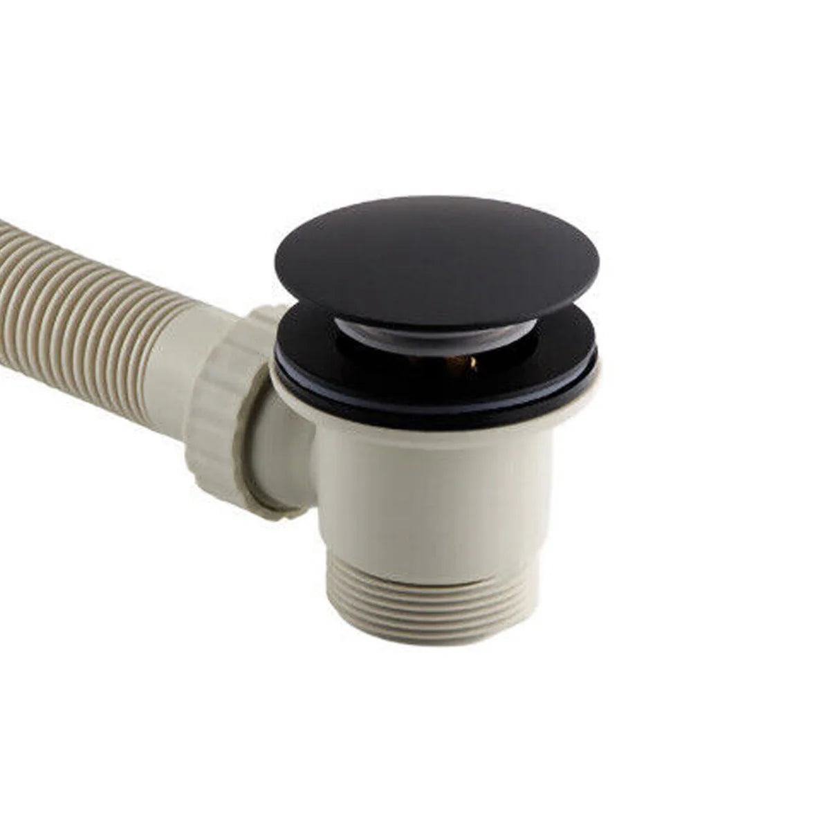 Square Bath Filler & Overflow Kit – Matt Black Finish