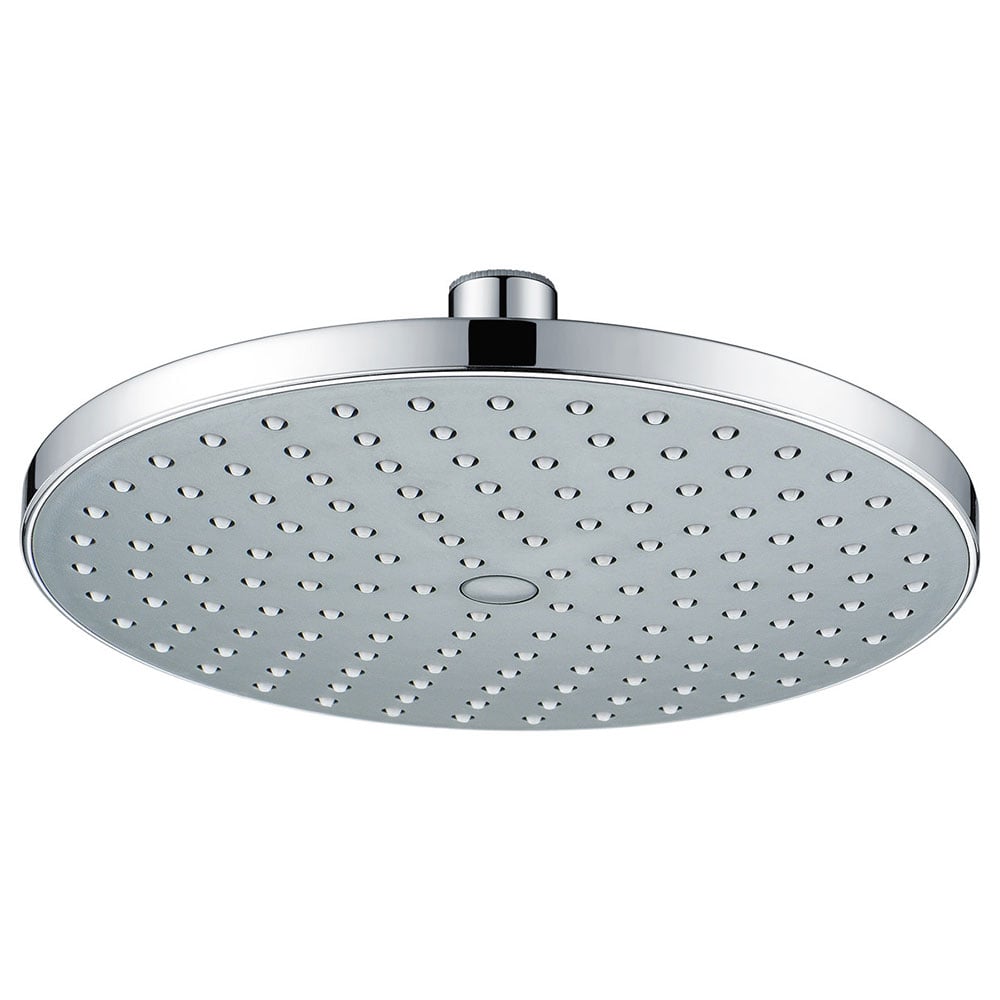 Round ABS Ultra Slim Shower Head 200mm – Modern Lightweight Bathroom Design