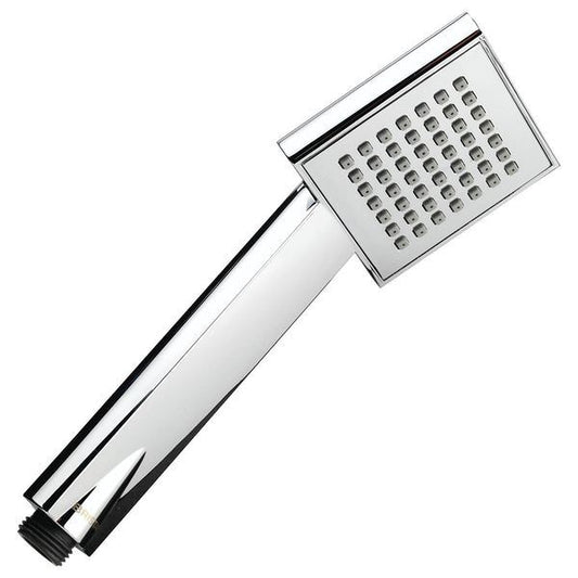 Square ABS Shower Handset – Lightweight Modern Bathroom Handheld Shower