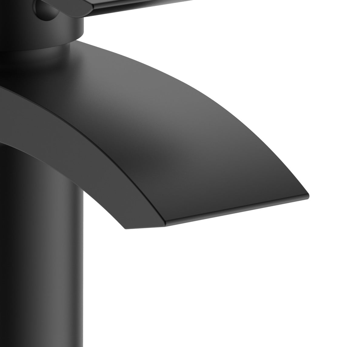 Sleek Matt Black Bath Shower Mixer Tap – With Shower Kit & Wall Bracket