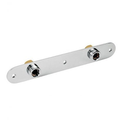 Bar Valve Fixing Plate – Durable Bathroom Mounting Hardware Stainless Steel / Brass