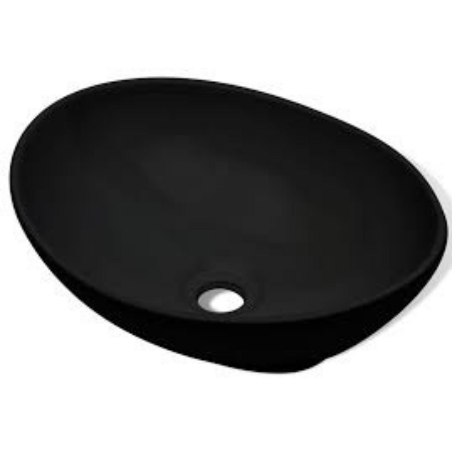 Matt Black Countertop Basin – 330w x 145h x 410d | Waste Not Included