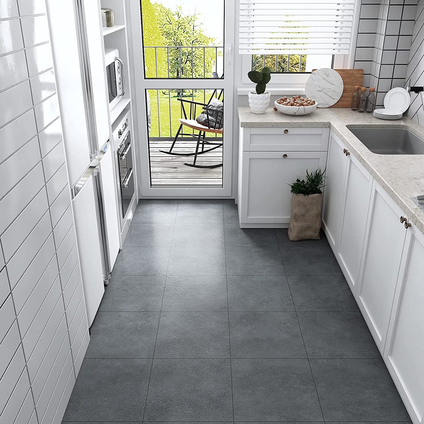 Oiled Slate Tile - 305x610mm | 10 Tiles/Pack | Covers 1.86㎡ | Matte Finish